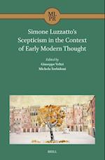 Simone Luzzatto's Scepticism in the Context of Early Modern Thought