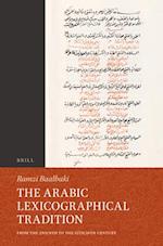 The Arabic Lexicographical Tradition