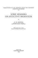 Some Remarks on Selective Migration