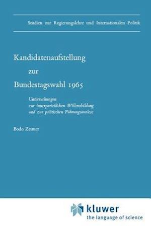 Kandidatenaufstellung zur Bundestagswahl 1965