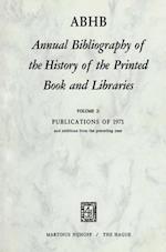 Annual Bibliography of the History of the Printed Book and Libra?ies