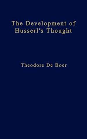 The Development of Husserl’s Thought