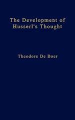 The Development of Husserl’s Thought