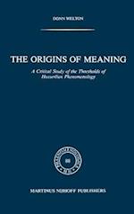 The Origins of Meaning