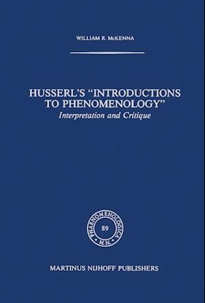 Husserl’s “Introductions to Phenomenology”