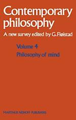 Philosophy of Mind/Philosophie de l'esprit