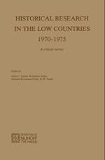 Historical Research in the Low Countries 1970–1975