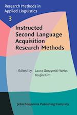 Instructed Second Language Acquisition Research Methods