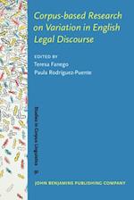 Corpus-based Research on Variation in English Legal Discourse