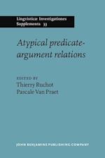 Atypical predicate-argument relations