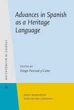 Advances in Spanish as a Heritage Language