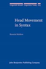 Head Movement in Syntax