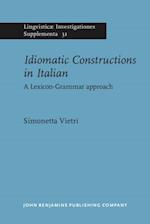 Idiomatic Constructions in Italian