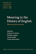 Meaning in the History of English
