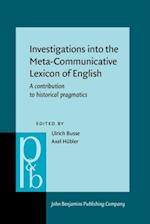 Investigations into the Meta-Communicative Lexicon of English