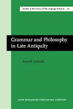 Grammar and Philosophy in Late Antiquity