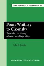 From Whitney to Chomsky