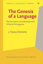 Genesis of a Language