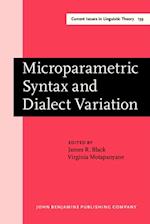 Microparametric Syntax and Dialect Variation