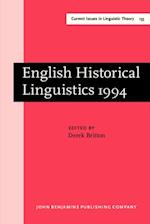 English Historical Linguistics 1994