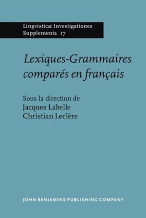 Lexiques-Grammaires comparés en français