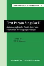 First Person Singular II