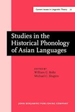 Studies in the Historical Phonology of Asian Languages