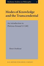 Modes of Knowledge and the Transcendental