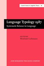 Language Typology 1987
