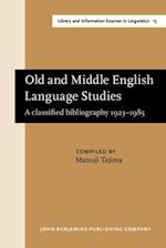 Old and Middle English Language Studies