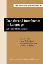 Transfer and Interference in Language