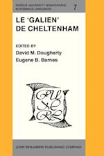 Le ''Galien'' de Cheltenham