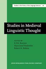 Studies in Medieval Linguistic Thought