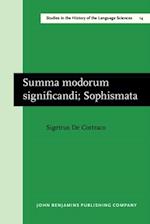 Summa modorum significandi; Sophismata