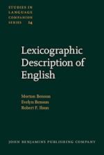 Lexicographic Description of English