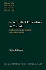 New-Dialect Formation in Canada