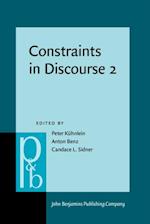 Constraints in Discourse 2