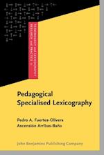 Pedagogical Specialised Lexicography