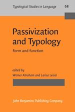 Passivization and Typology