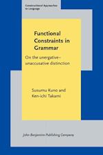 Functional Constraints in Grammar