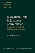 Intonation Units in Japanese Conversation