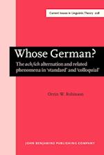 Whose German?