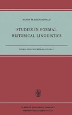 Studies in Formal Historical Linguistics