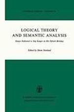 Logical Theory and Semantic Analysis