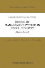 Design of Management Systems in U.S.S.R. Industry