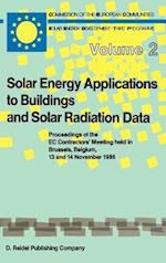 Solar Energy Applications to Buildings and Solar Radiation Data