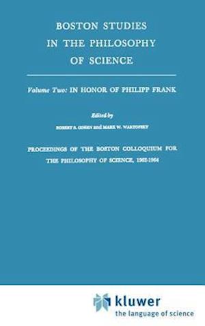 Proceedings of the Boston Colloquium for the Philosophy of Science,1962-1964