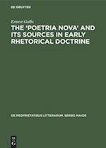 The 'Poetria Nova' and its Sources in Early Rhetorical Doctrine