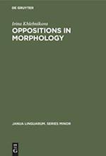 Oppositions in Morphology