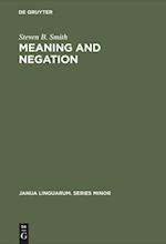 Meaning and Negation